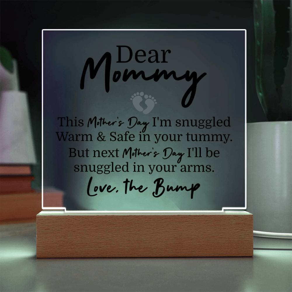 Dear Mommy Mothers Day Square Acrylic - Love You This Much