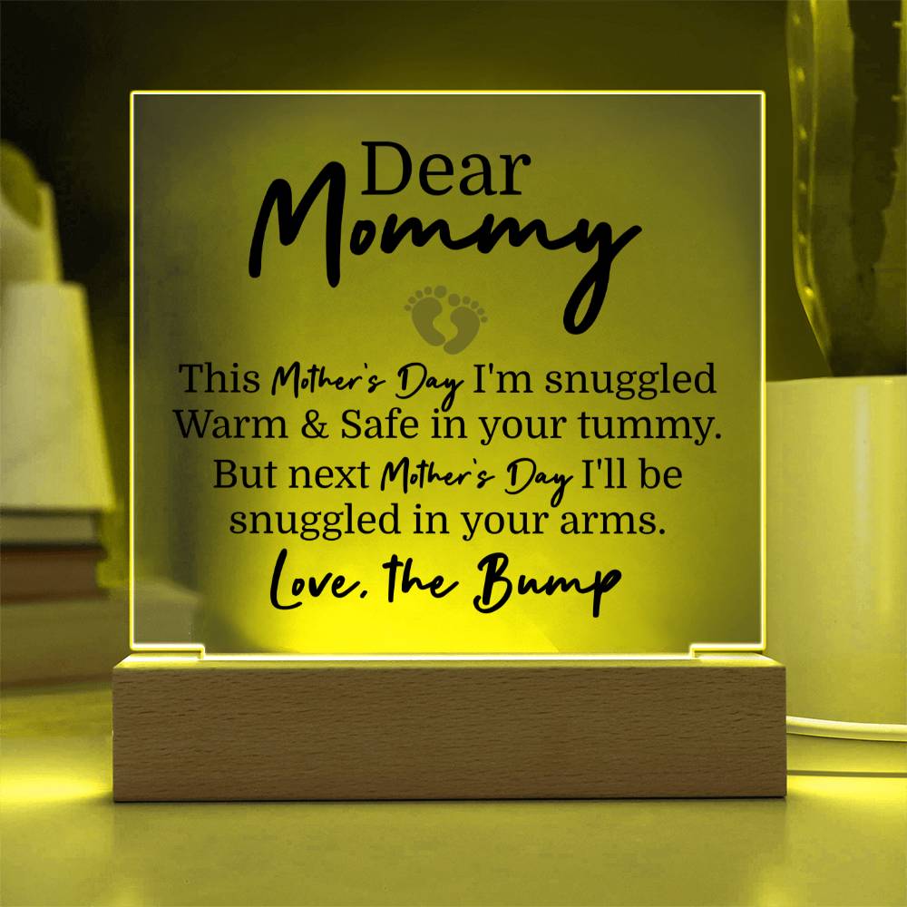 Dear Mommy Mothers Day Square Acrylic - Love You This Much