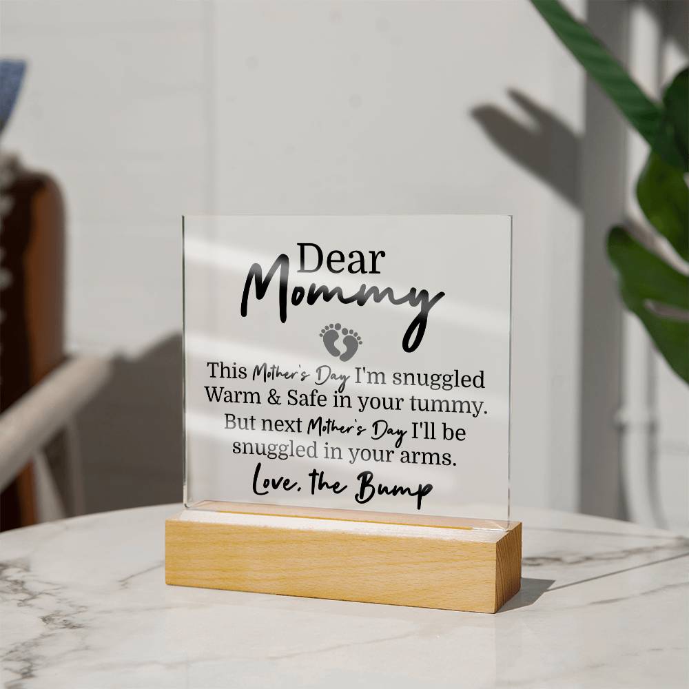 Dear Mommy Mothers Day Square Acrylic - Love You This Much