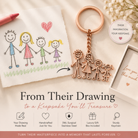 Thumbnail for Custom Drawing Jewelry – Turn Their Artwork Into a Necklace, Bracelet or Keychain