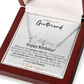 Girlfriend Happy Birthday Signature Name Necklace - Love You This Much