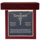 Graduation Cap & Gown Name Necklace - Love You This Much