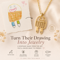 Thumbnail for Custom Drawing Jewelry – Turn Their Artwork Into a Necklace, Bracelet or Keychain