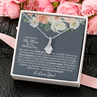 Thumbnail for Mom Poem From Bride Alluring Beauty Necklace - Love You This Much