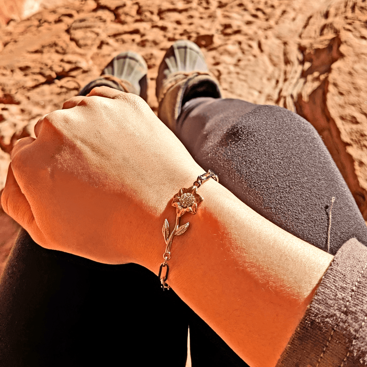 Our Journey Promise Sunflower Bracelet - Love You This Much