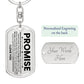 Promise Keychain - Love You This Much