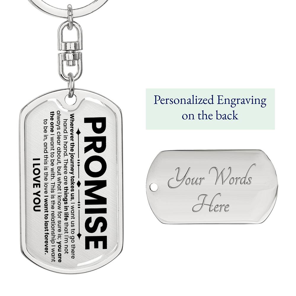 Promise Keychain - Love You This Much