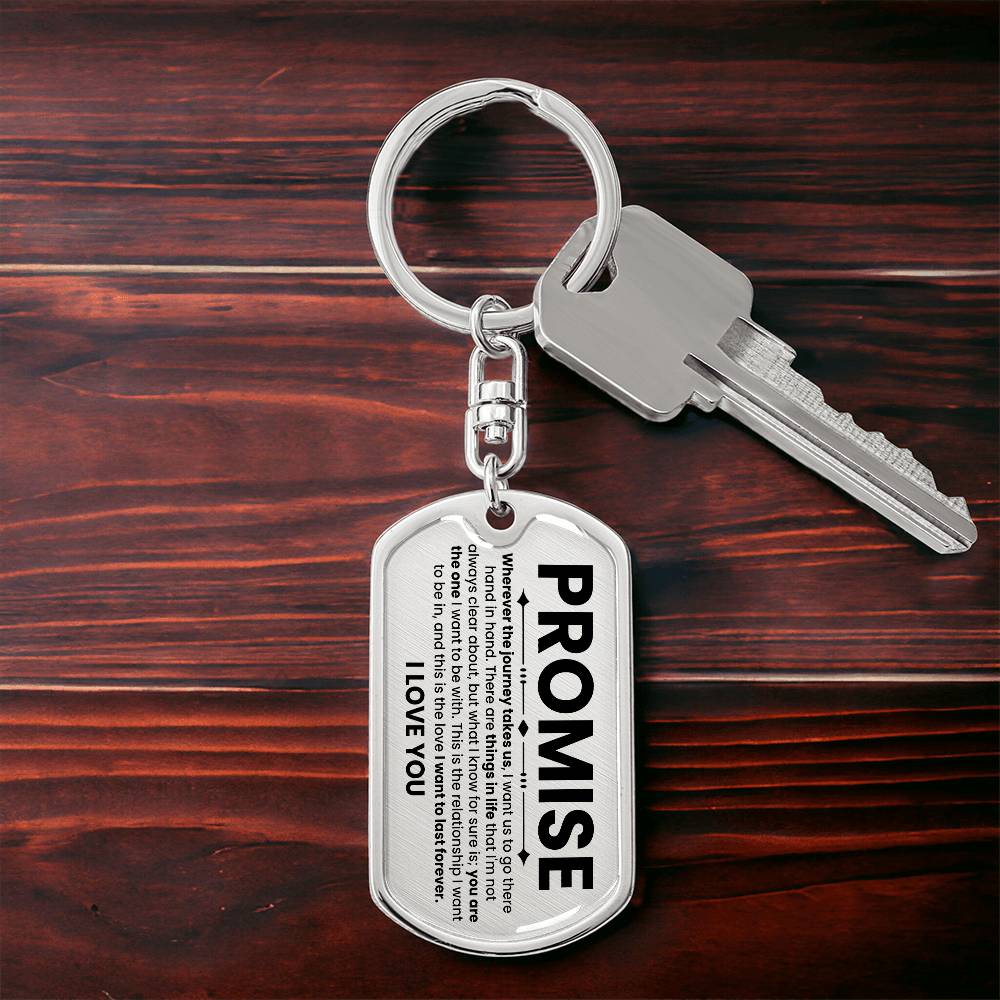 Promise Keychain - Love You This Much