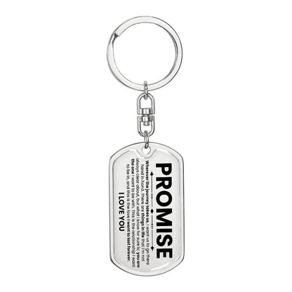 Promise Keychain - Love You This Much