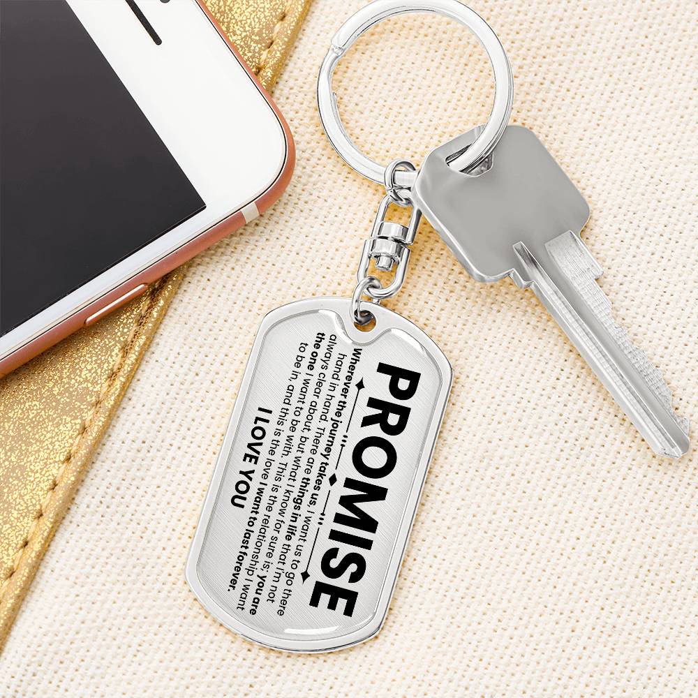 Promise Keychain - Love You This Much