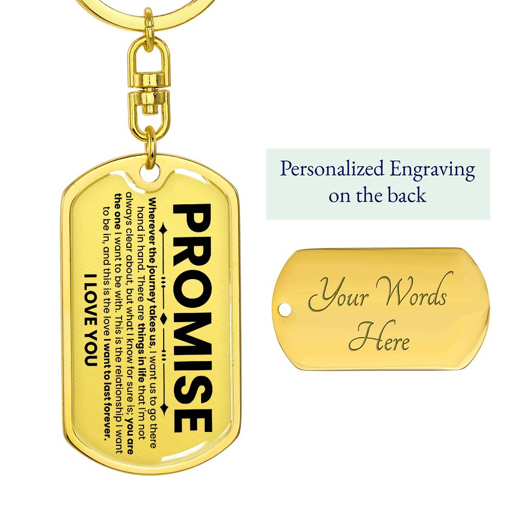 Promise Keychain - Love You This Much