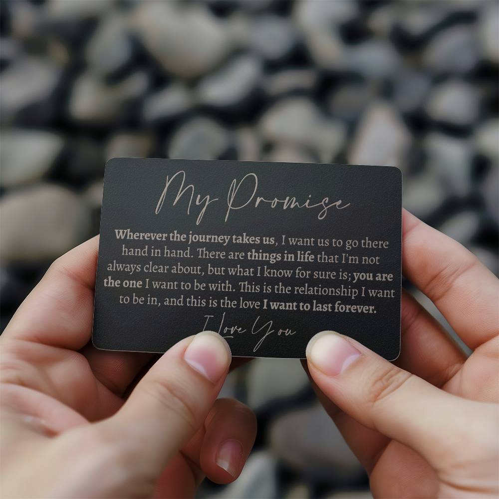 Promise Metal Wallet Card - Love You This Much