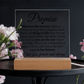 Promise "Wherever the Journey Takes Us" LED Acrylic Glass - Love You This Much