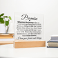 Promise "Wherever the Journey Takes Us" LED Acrylic Glass - Love You This Much
