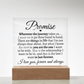 Promise "Wherever the Journey Takes Us" LED Acrylic Glass - Love You This Much