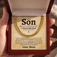 Thumbnail for To My Son 5mm Cuban Necklace - Love Mom