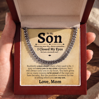Thumbnail for To My Son 5mm Cuban Necklace - Love Mom