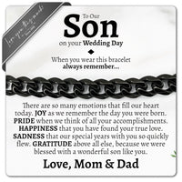 Thumbnail for Son Wedding (From Parents) Classic 5mm Bracelet