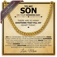 Thumbnail for Son Love Mom Wedding - Class 5mm Necklace