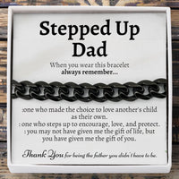 Thumbnail for Stepped Up Dad Classic 5mm Cuban Bracelet - Love You This Much