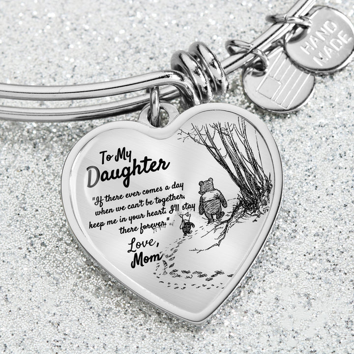 Daughter (Love, Mom) Bangle Bracelet - Love You This Much