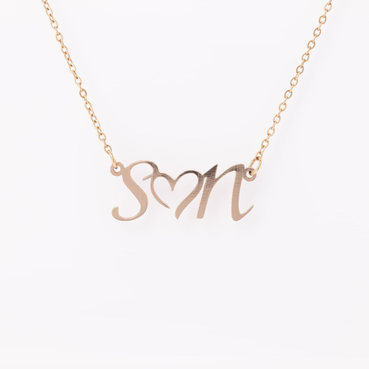 Double Initials Necklace - Love You This Much