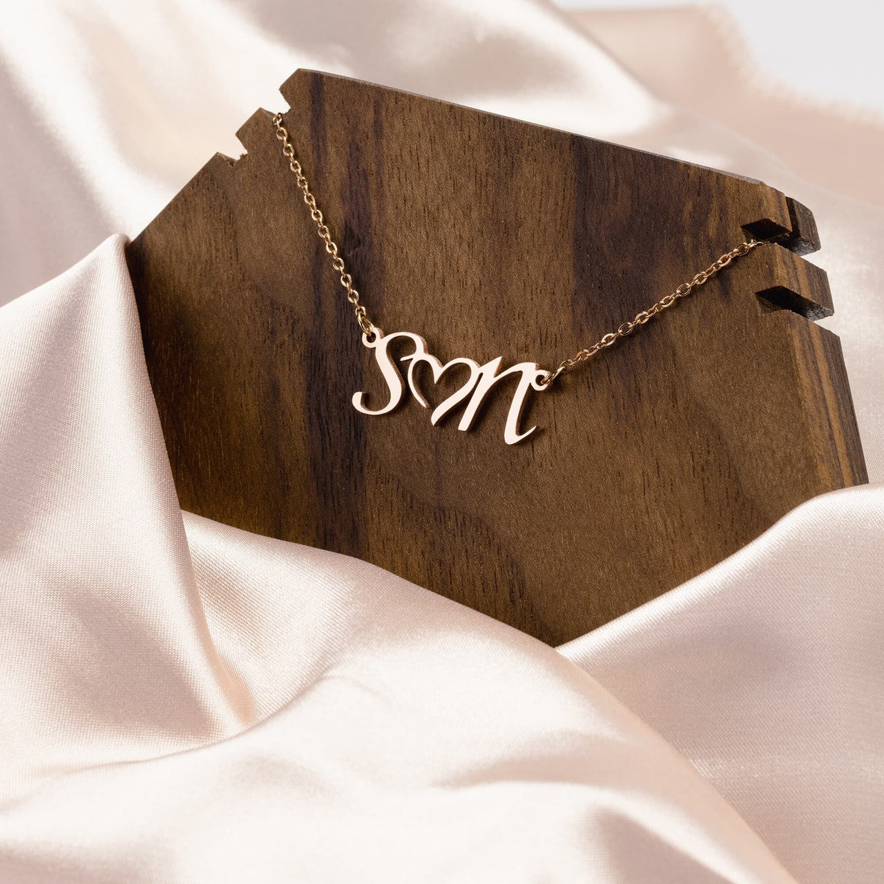 Double Initials Necklace - Love You This Much