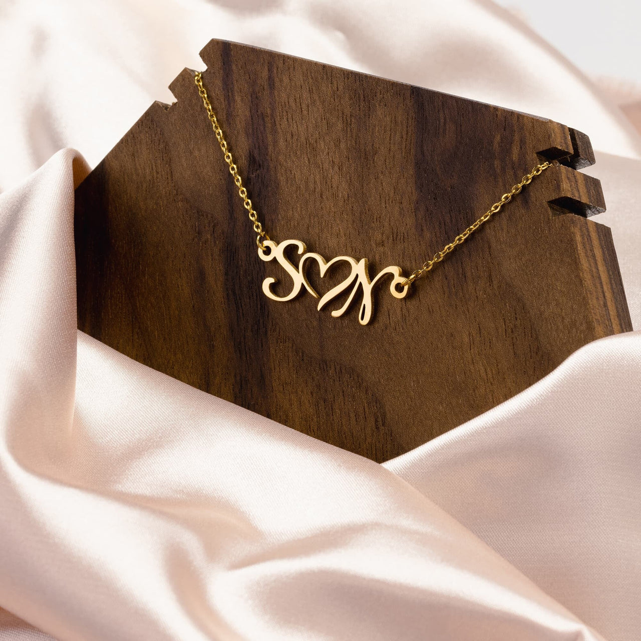 Double Initials Necklace - Love You This Much