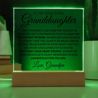 Thumbnail for Granddaughter - Promise - Love Grandpa - Love You This Much