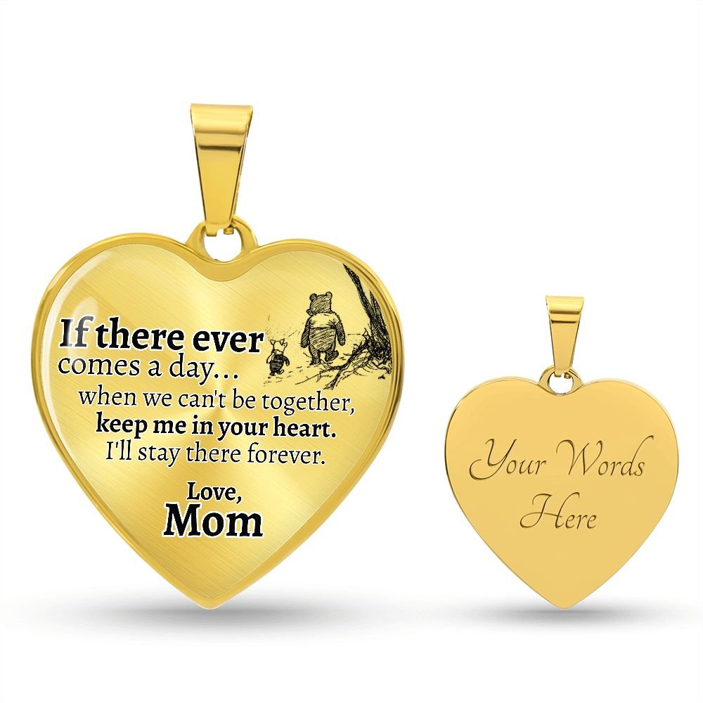 If There Ever (Love, Mom) Heart Necklace - Love You This Much