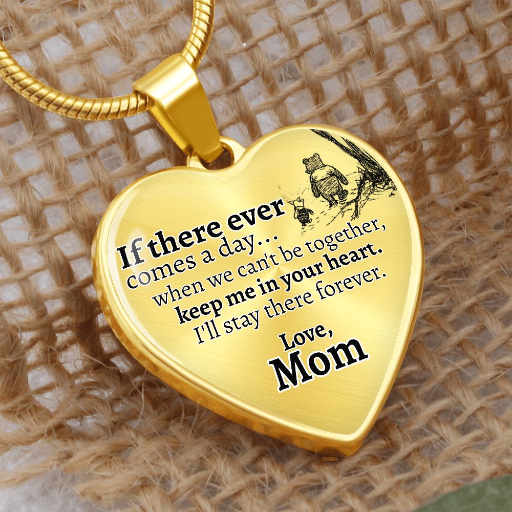 If There Ever (Love, Mom) Heart Necklace - Love You This Much