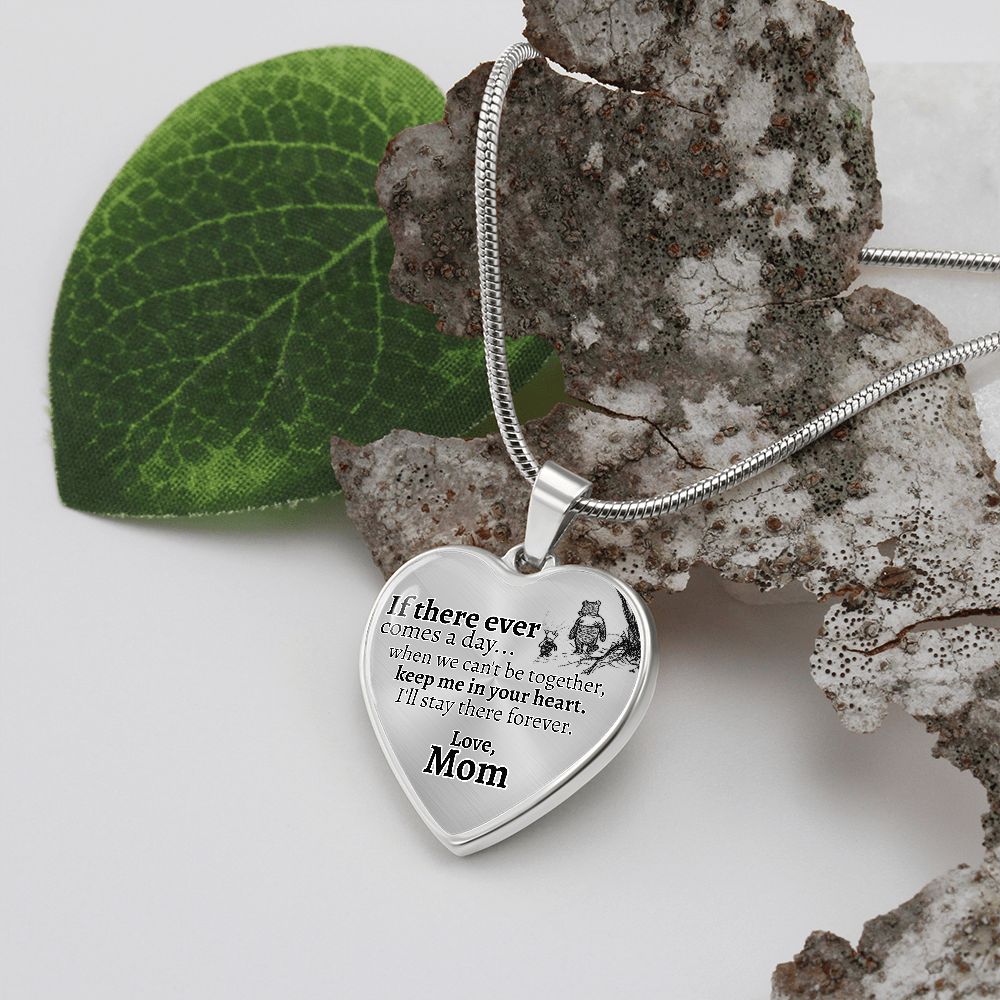 If There Ever (Love, Mom) Heart Necklace - Love You This Much