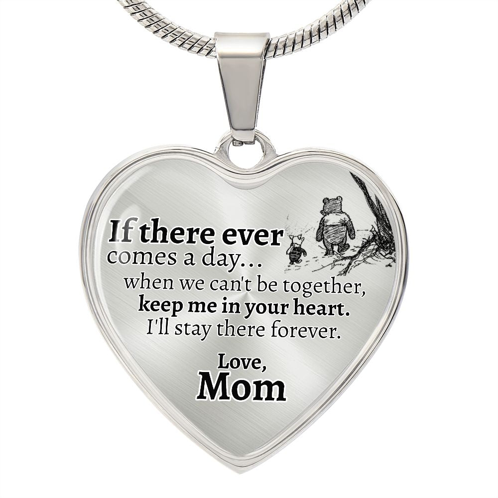 If There Ever (Love, Mom) Heart Necklace - Love You This Much