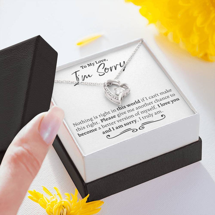 I'm Sorry (Truly Am) Forever Love Necklace - Love You This Much