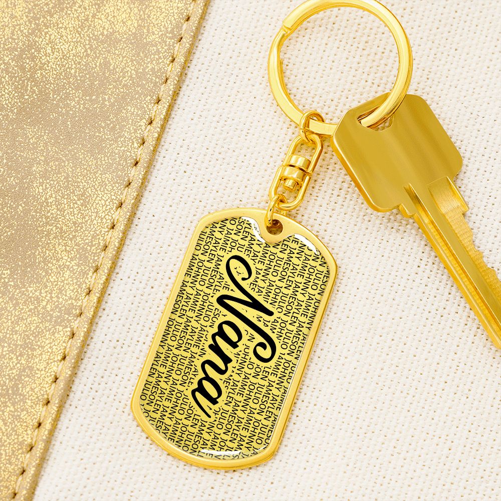 (Matching) Grandkids Keychain - Love You This Much