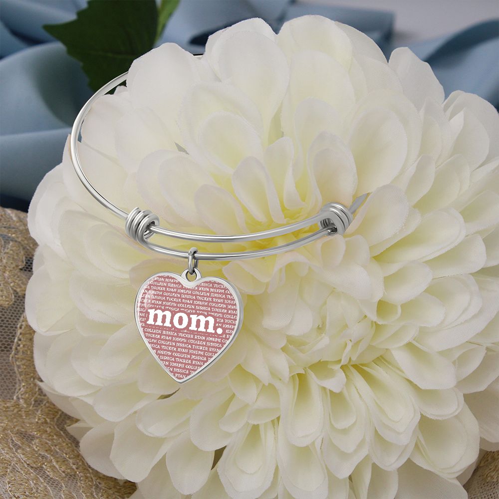 Mom Heart Bangle (new) - Love You This Much