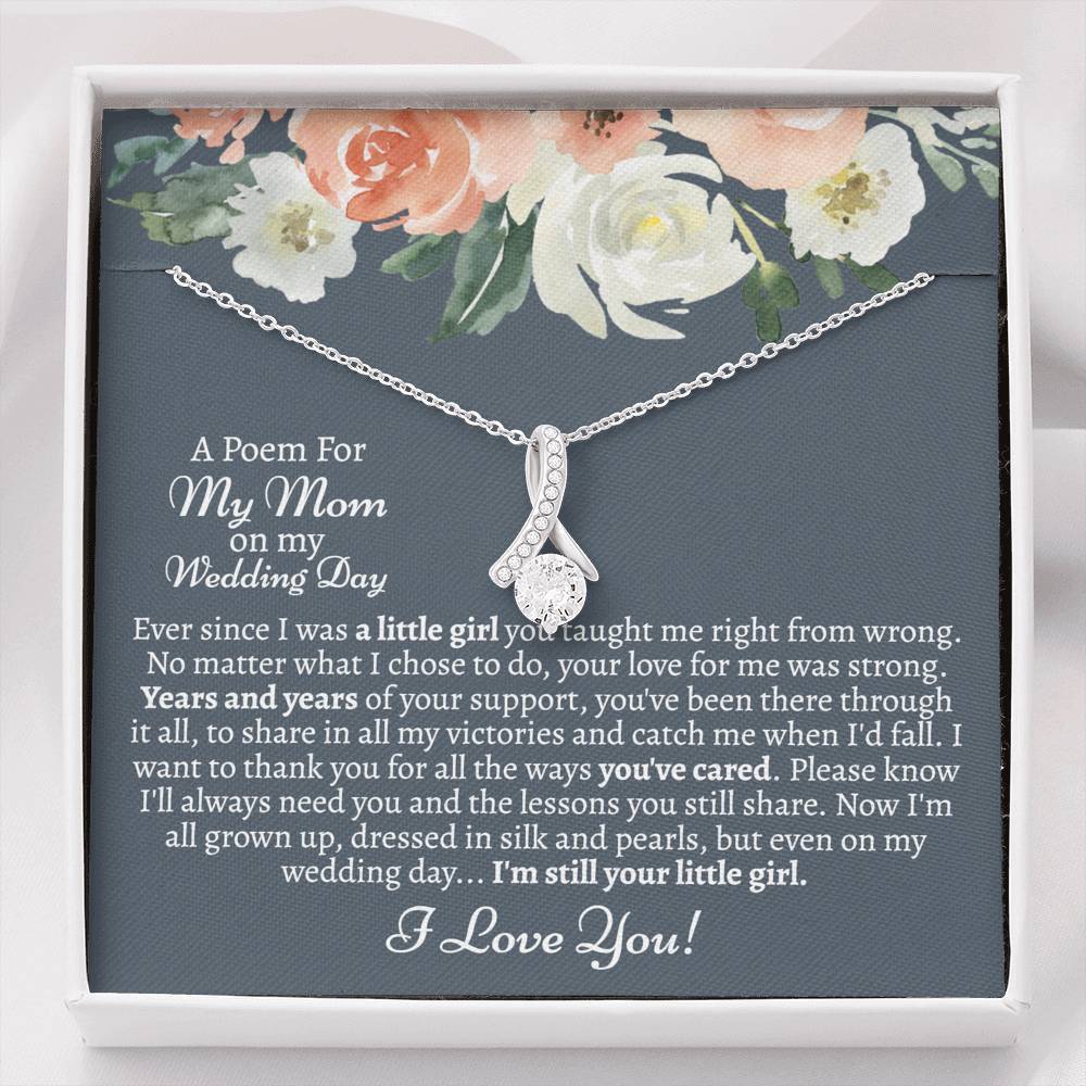 Mom Poem Alluring Necklace (New) - Love You This Much