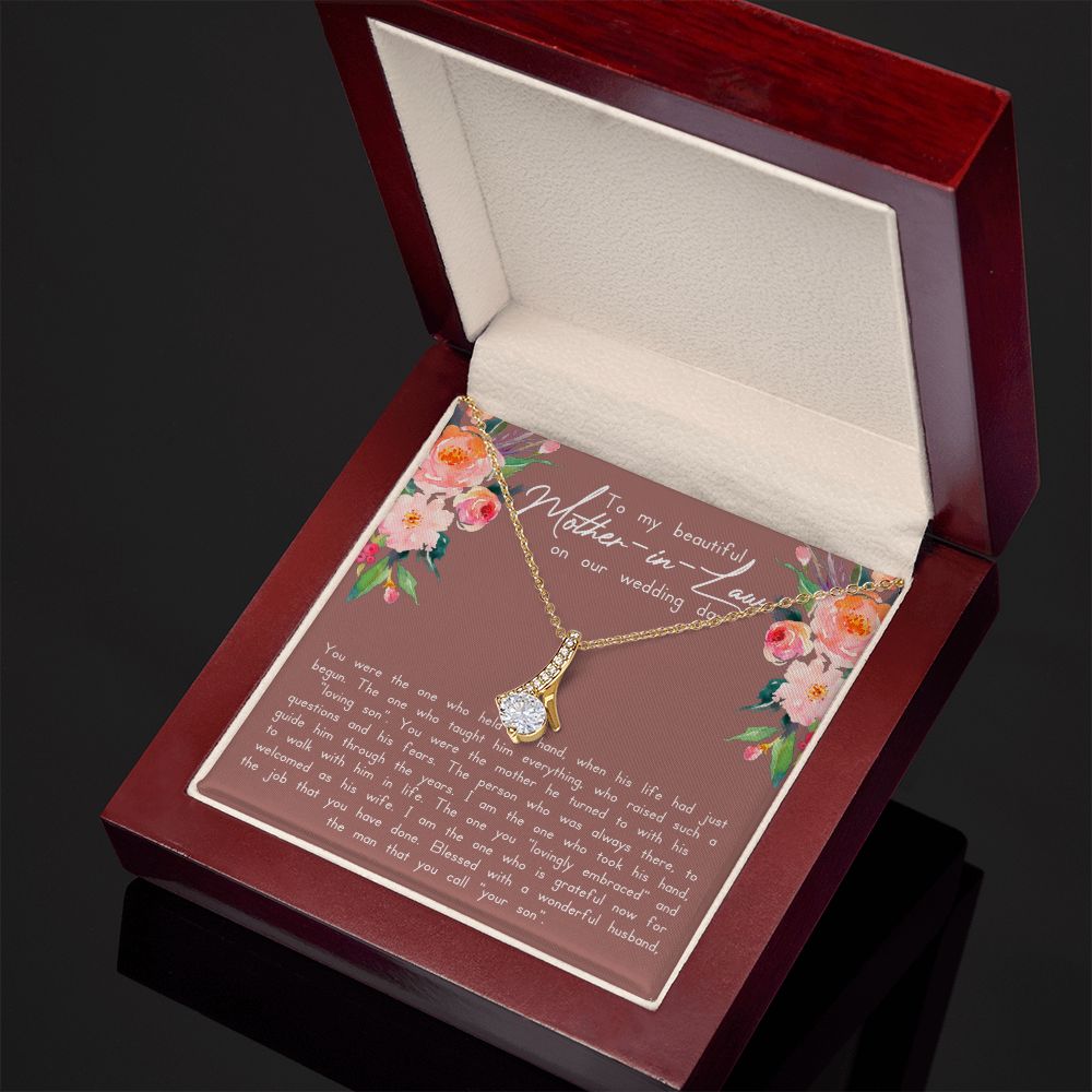 Mother In Law Wedding Alluring Beauty Necklace - Love You This Much