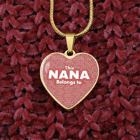 Thumbnail for Nana Belongs To Heart Necklace - Love You This Much