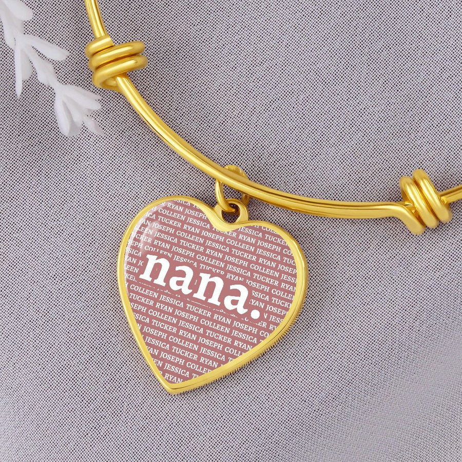 Nana Heart Bangle (New) - Love You This Much