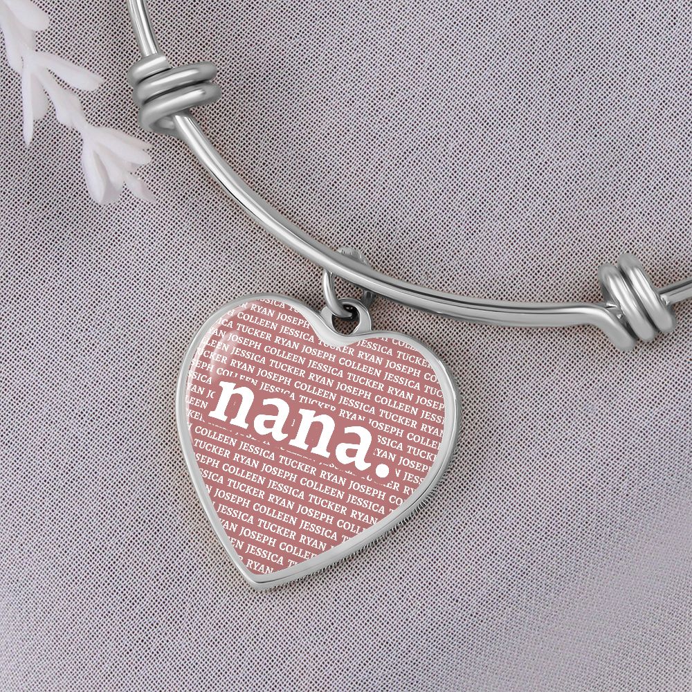 Nana Heart Bangle (New) - Love You This Much