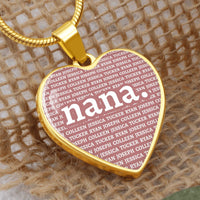 Thumbnail for Nana Heart Necklace - Love You This Much