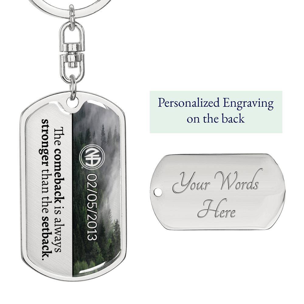 Narcotics Recovery Keychain - Love You This Much