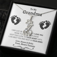 Thumbnail for New Grandma Giraffe Necklace - Love You This Much