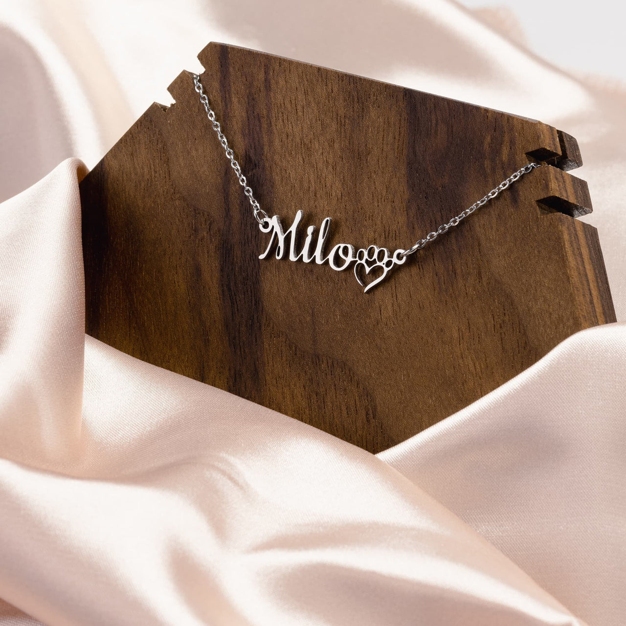 Personalized Dog Mom Necklace - Love You This Much