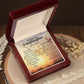 Personalized Granddaughter Interlocking Hearts Necklace - Love You This Much