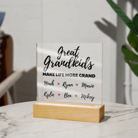 Thumbnail for Personalized Great Grandkids Acrylic - Love You This Much