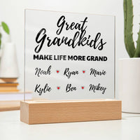 Thumbnail for Personalized Great Grandkids Acrylic - Love You This Much