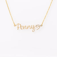 Thumbnail for Personalized Name with Dog Paw Necklace - Love You This Much