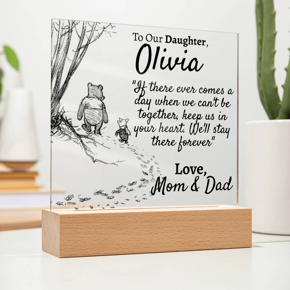 Personalized Our Daughter - Comes a Day - Mom and Dad - Love You This Much